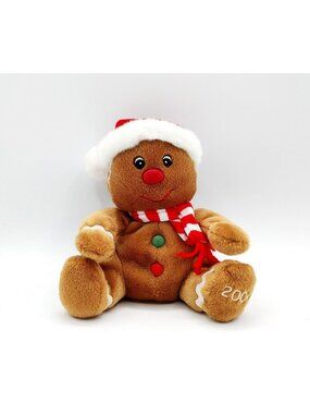Sears Exclusive Christmas Plush Ginger Bell 2004 Gingerbread Man